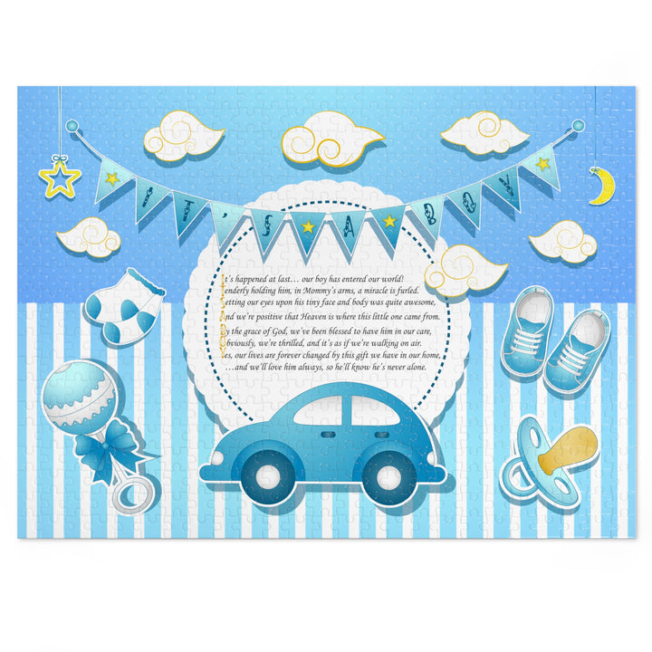 Baby Steps Acrostic Poem Jigsaw Puzzle - It's a Boy