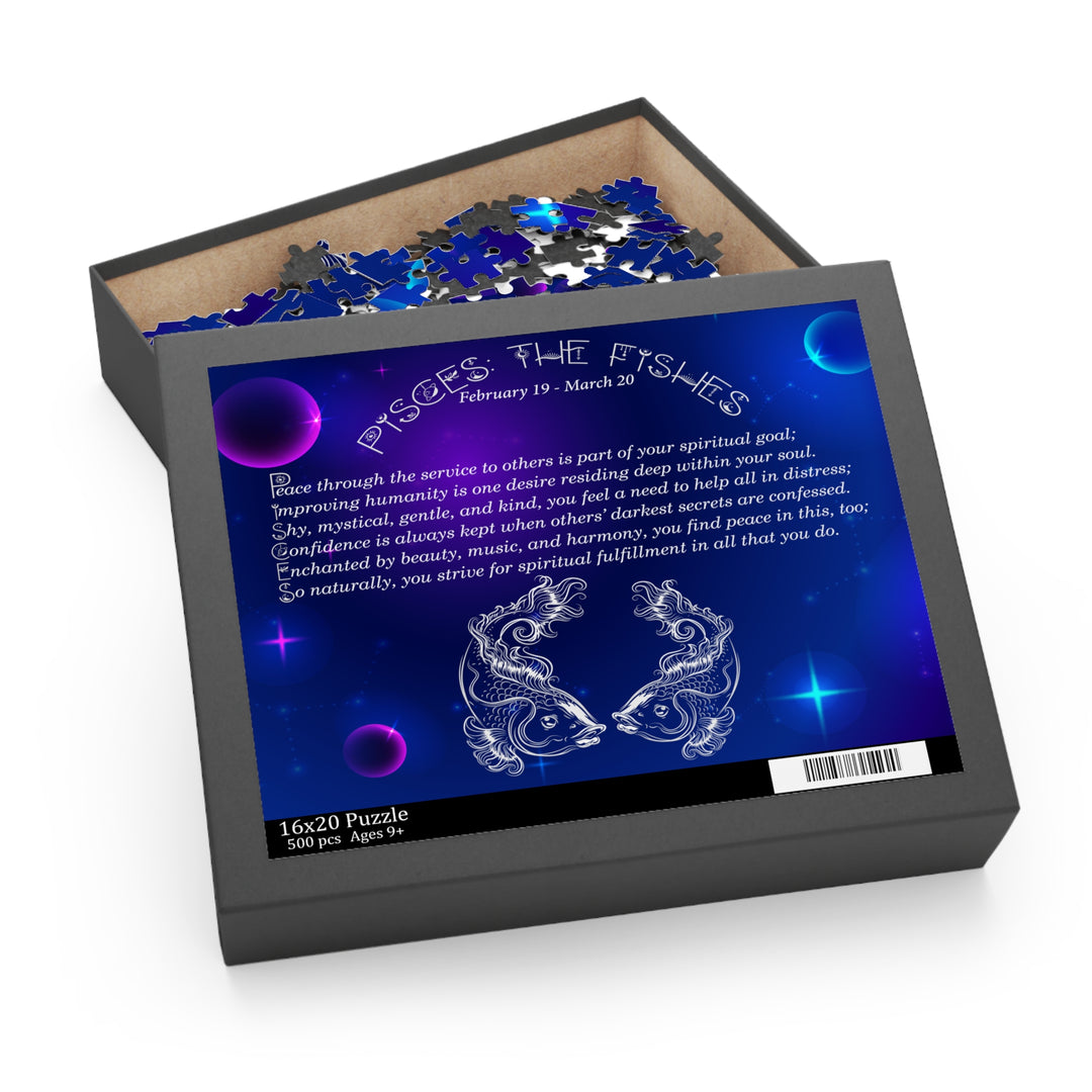 Pisces Acrostic Poem Puzzle