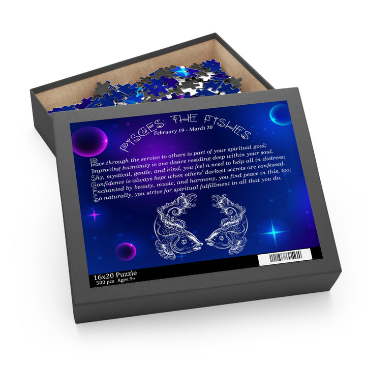 Pisces Acrostic Poem Puzzle