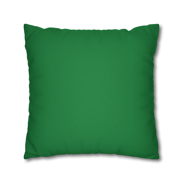 "Believe" Acrostic Poem Pillow Cover from "Learn, Lead, Believe" Collection - Green