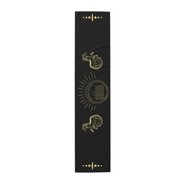 Capricorn Acrostic Poem Table Runner