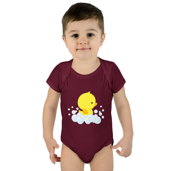 It's a Boy Acrostic Poem Baby Bodysuit - Ducky Design