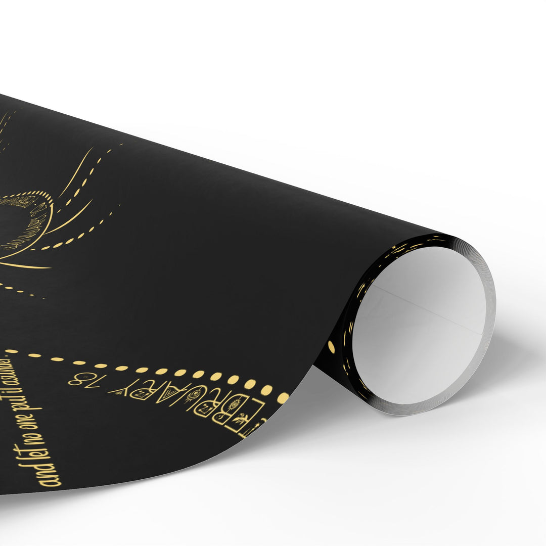 Aquarius Acrostic Poem Chic Gift Wrapping Paper