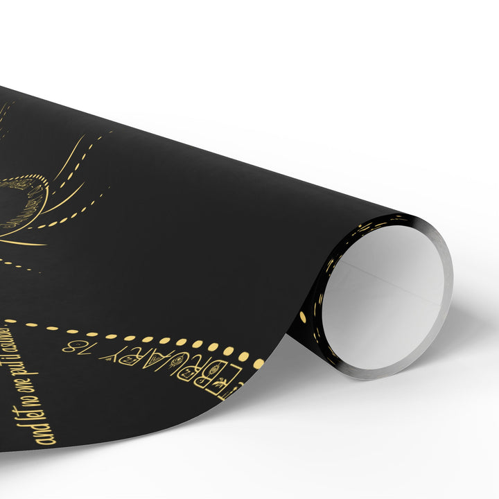 Aquarius Acrostic Poem Chic Gift Wrapping Paper