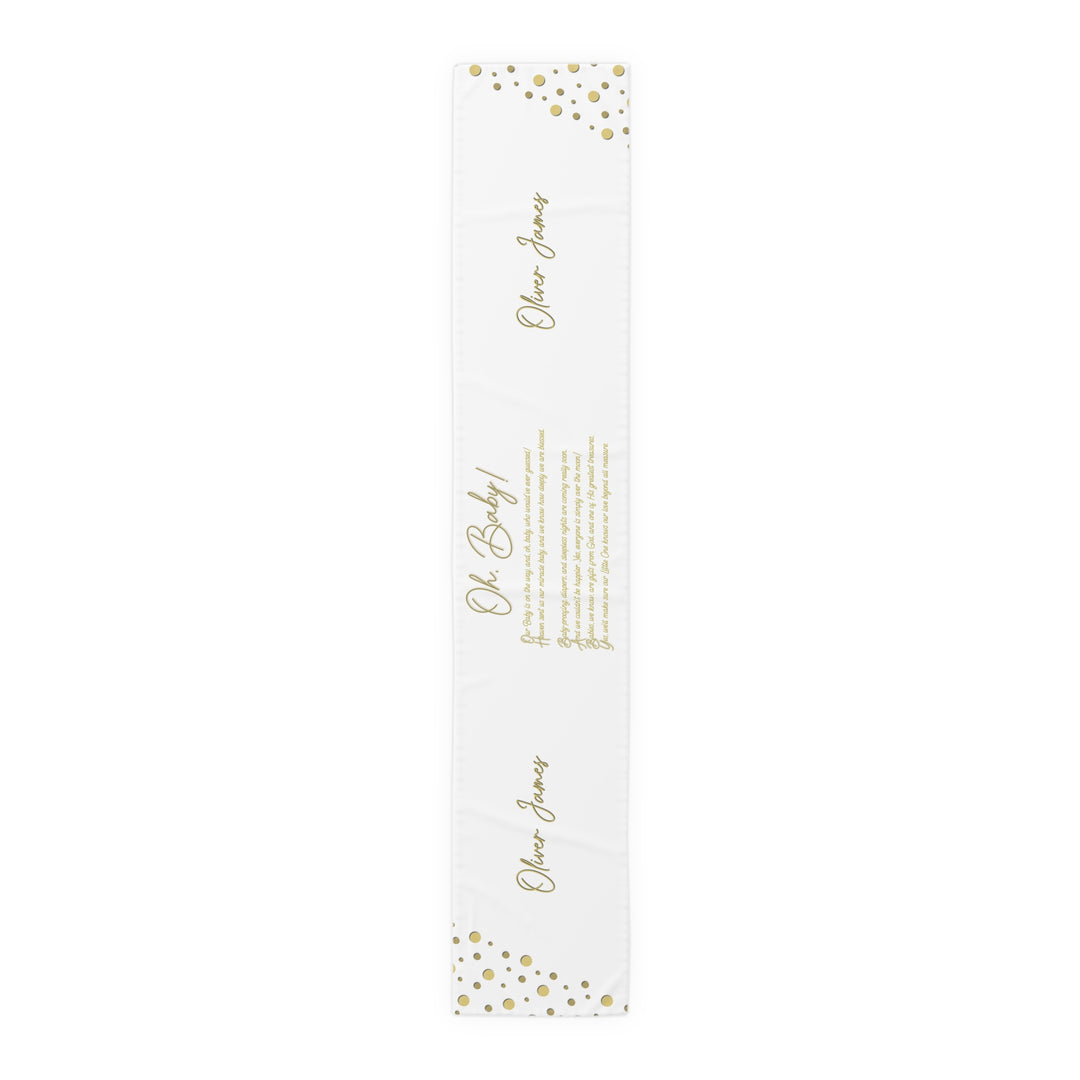 “Oh, Baby” Table Runner - Personalized