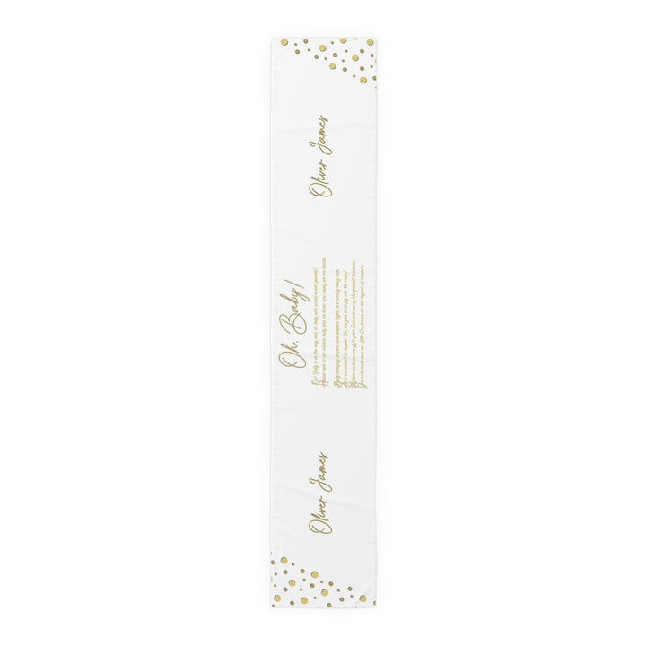 “Oh, Baby” Table Runner - Personalized
