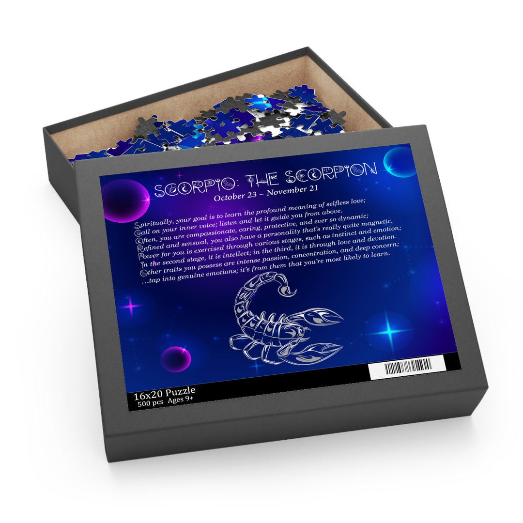 Scorpio Acrostic Poem Puzzle