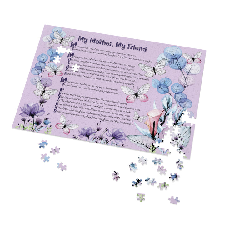 It's Just a Phrase Acrostic Poem Jigsaw Puzzle - My Mother, My Friend