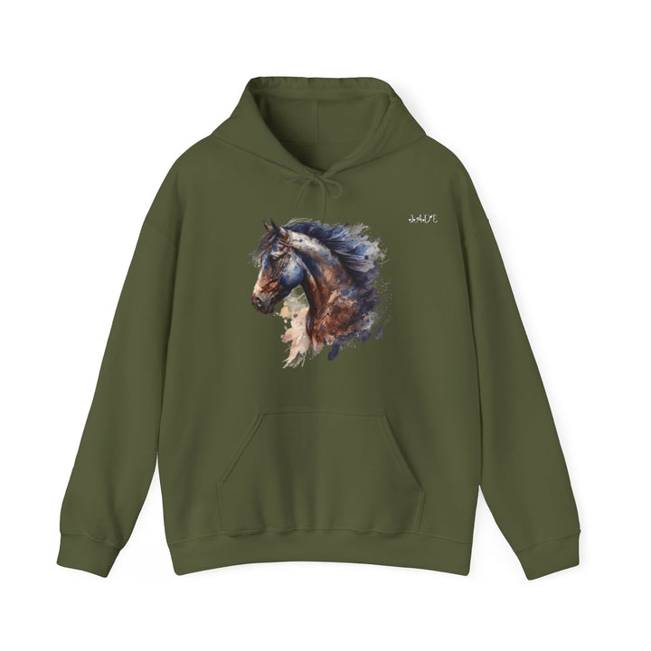 Namesakes, Personalized Acrostic Name Hoodie with Horse Graphic