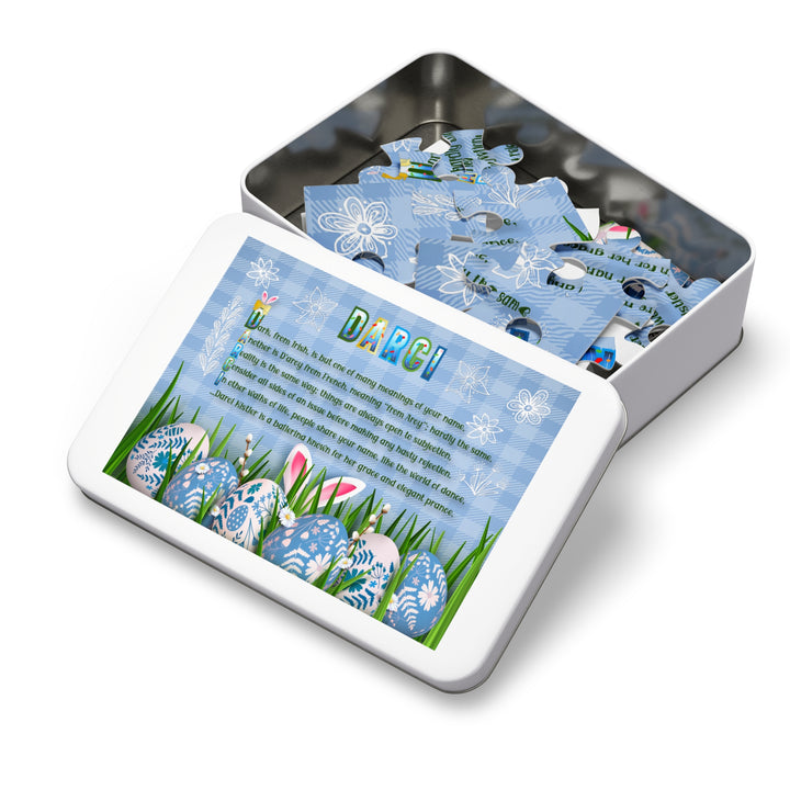 Namesakes Acrostic Poem Jigsaw Puzzle - Easter Eggs