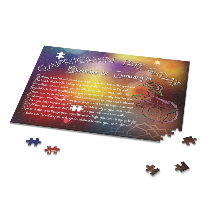 "Capricorn" Acrostic Poem Puzzle - Beams