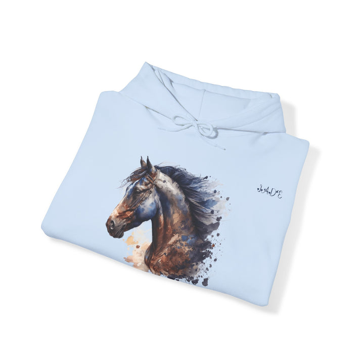 Namesakes, Personalized Acrostic Name Hoodie with Horse Graphic
