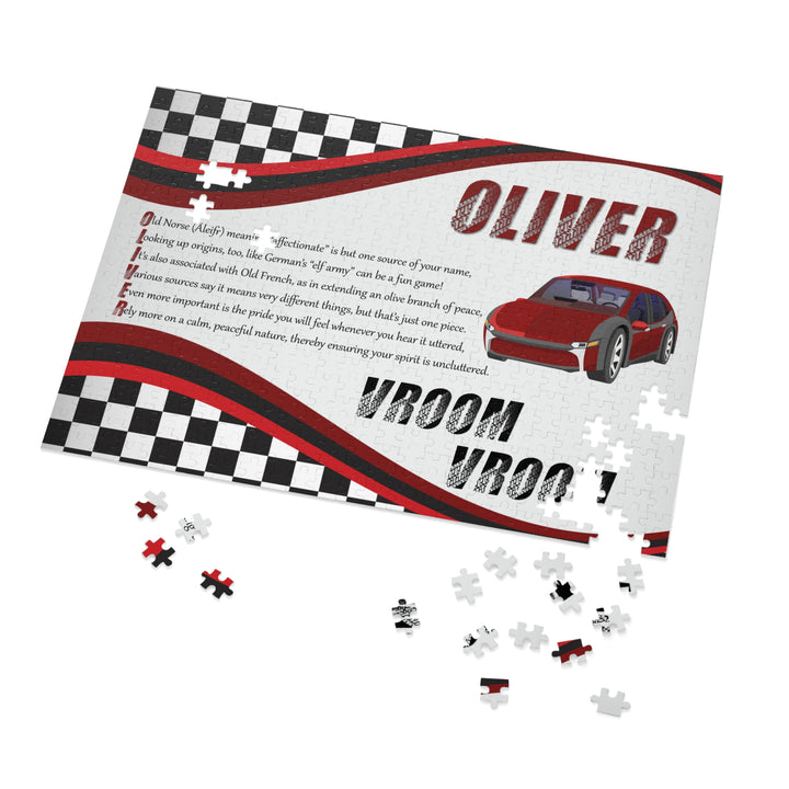 Namesakes Acrostic Poem Jigsaw Puzzle - Toy Cars