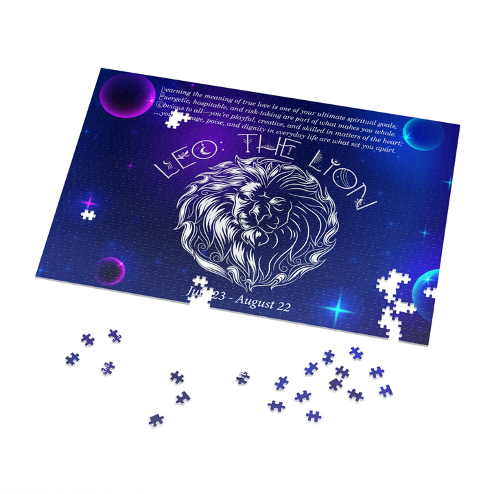 Leo Acrostic Poem Puzzle - Tin Box