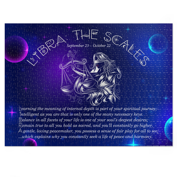 Libra Acrostic Poem Puzzle - Tin Box