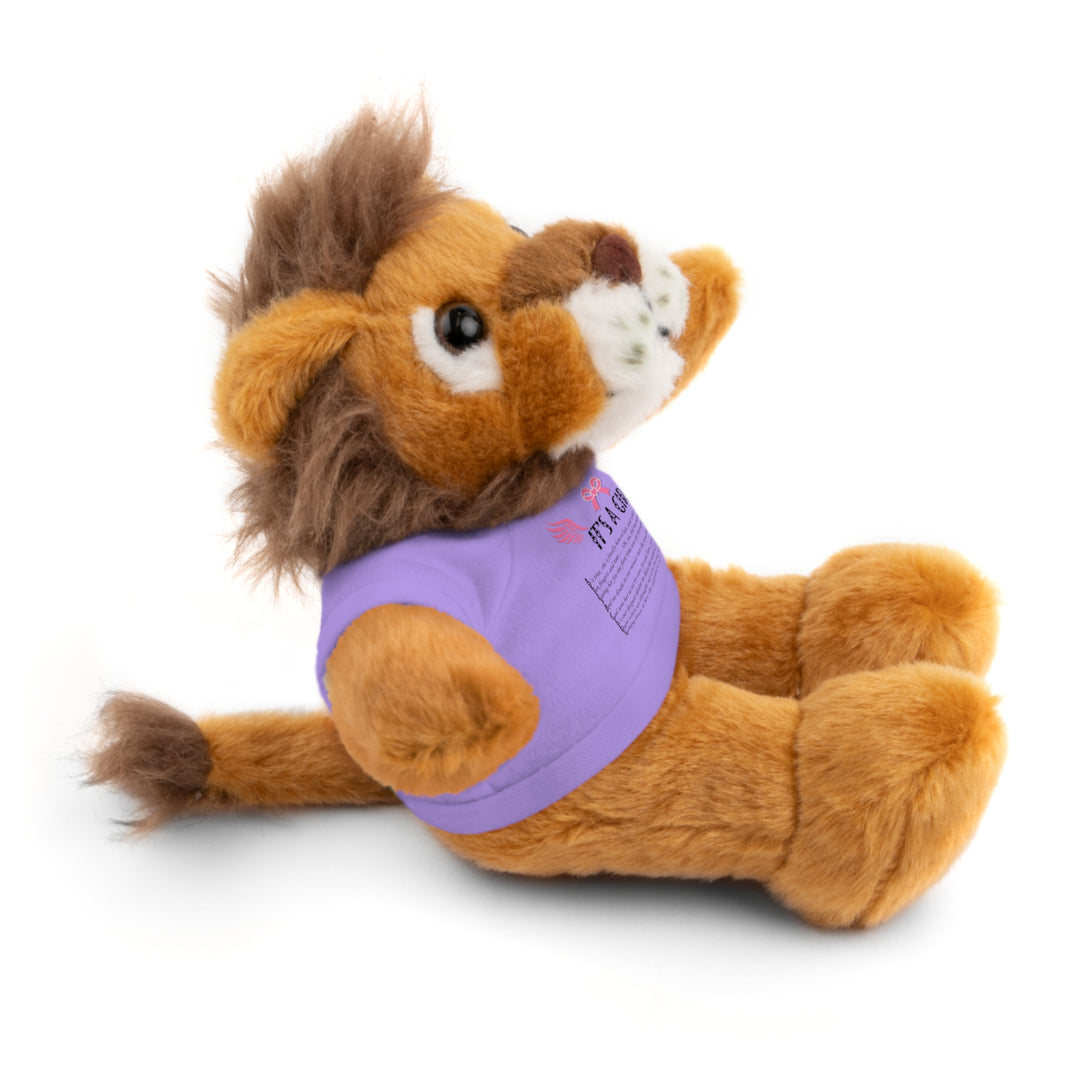 It's a Girl Acrostic Poem Stuffed Animal Collection with T-Shirt - Wings