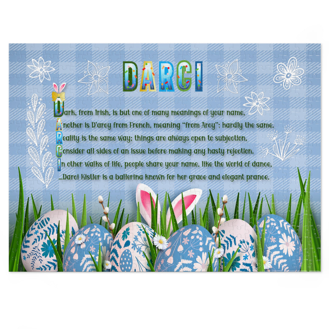 Namesakes Acrostic Poem Jigsaw Puzzle - Easter Eggs