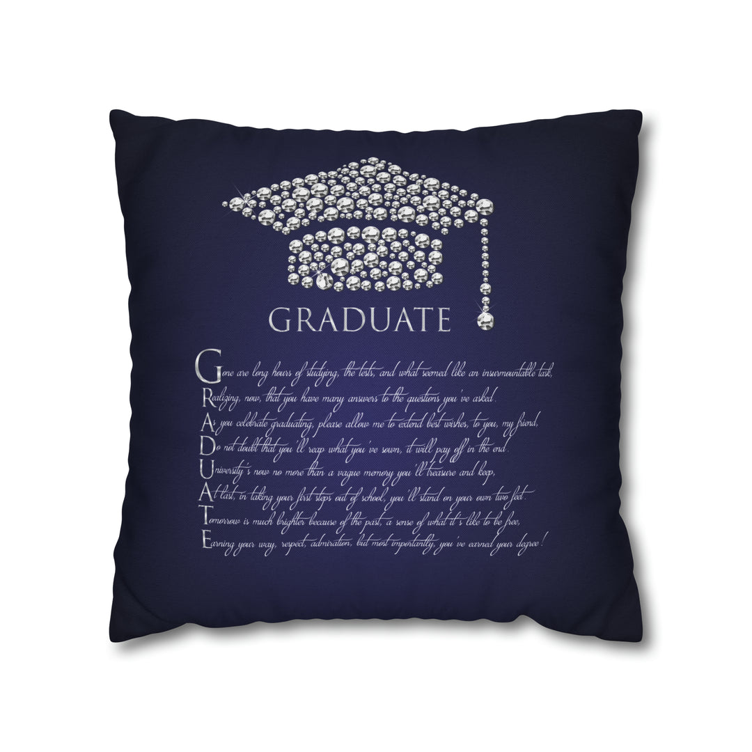 It's Just a Phrase "Graduate" Acrostic Poem Pillow Case/Cover