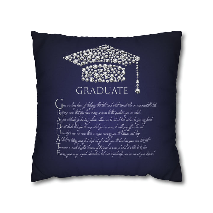 It's Just a Phrase "Graduate" Acrostic Poem Pillow Case/Cover