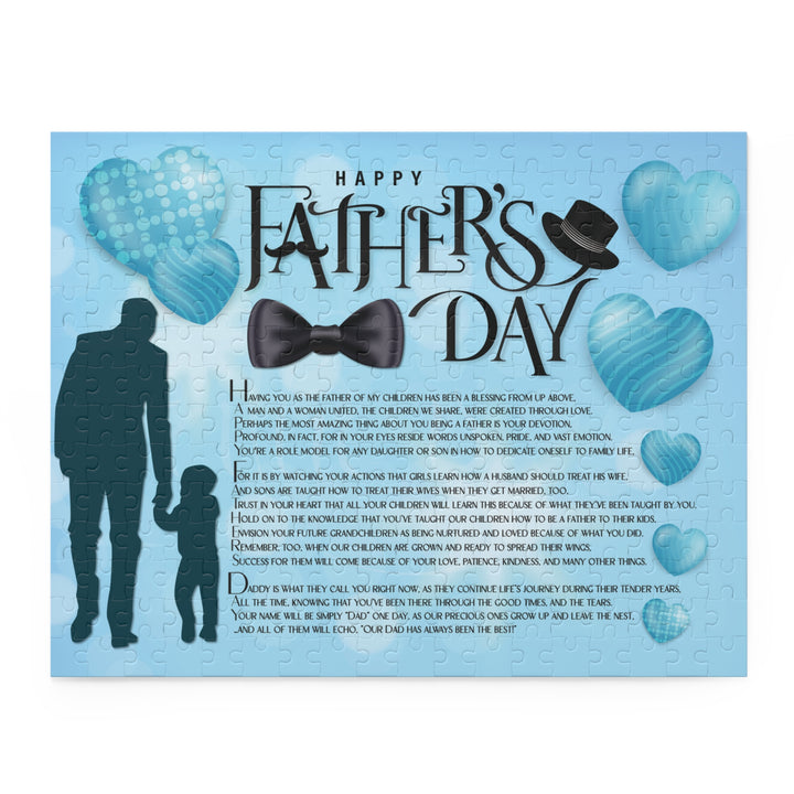 It's Just a Phrase "Happy Father's Day" Acrostic Puzzle for Husband