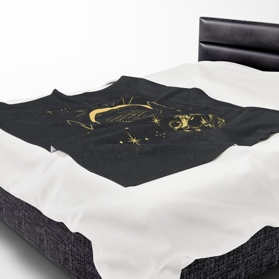 Taurus Acrostic Poem Velveteen Blanket