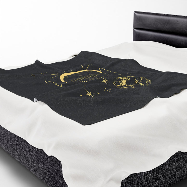 Taurus Acrostic Poem Velveteen Blanket