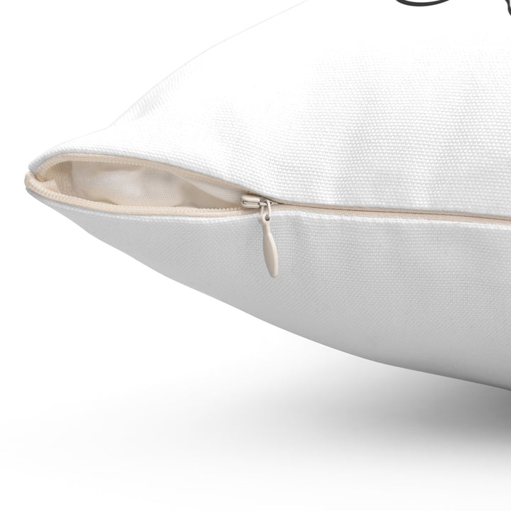 FIX TEXT "A Baby is Born" Acrostic Poem Pillow - White