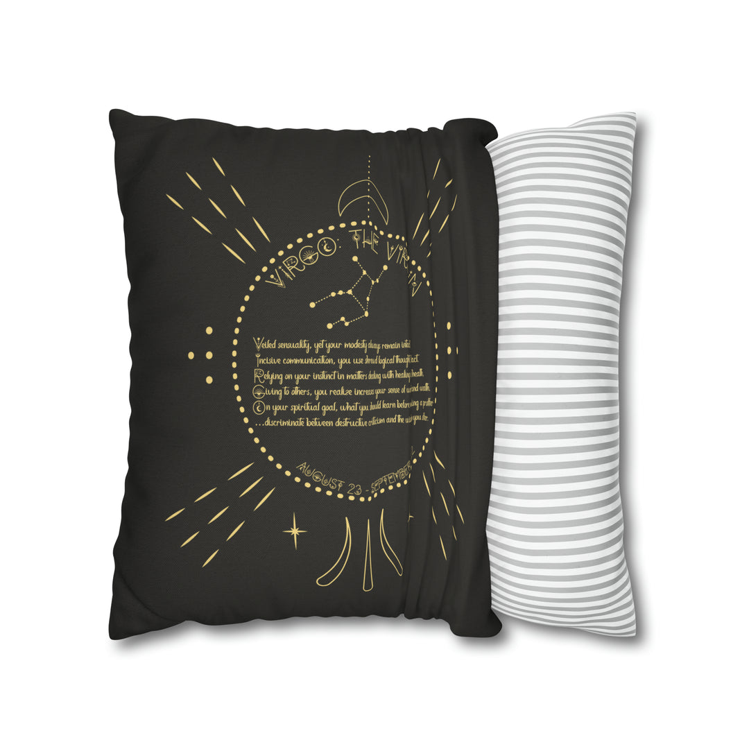 Written in the Stars Pillowcase/Cover Spelling Out "Virgo"