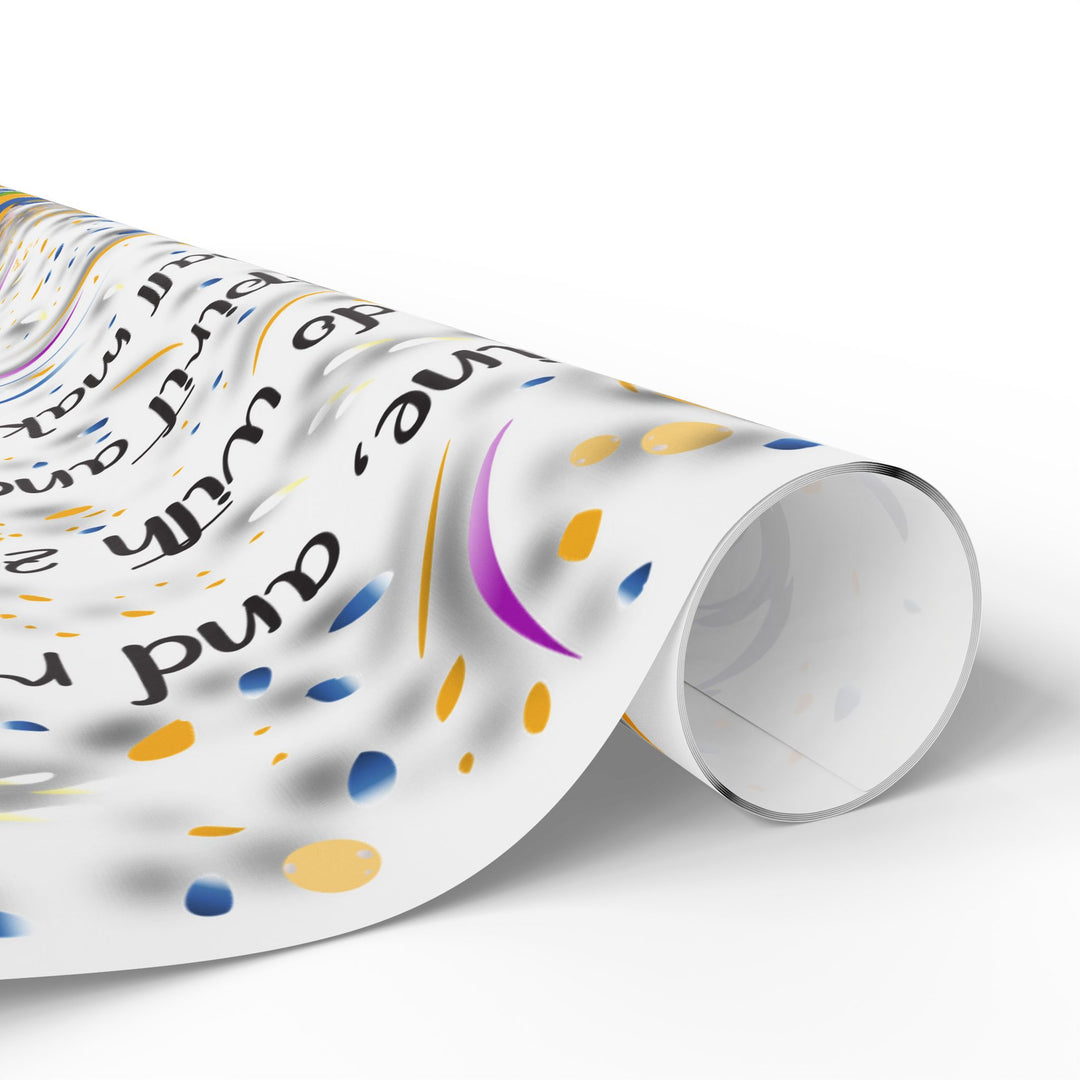 Namesakes Acrostic Poem Chic Gift Wrapping Paper