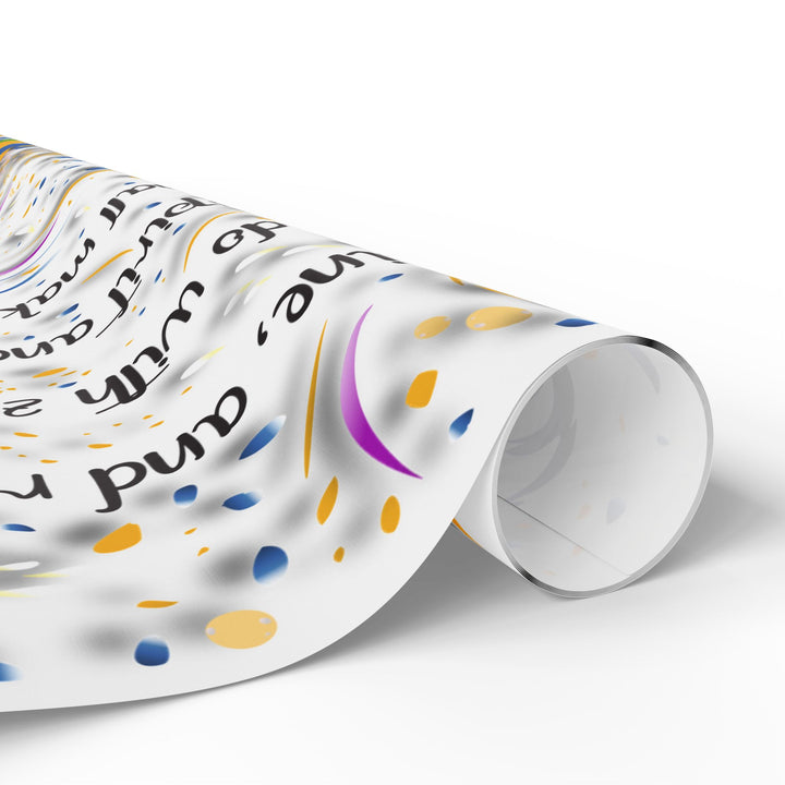 Namesakes Acrostic Poem Chic Gift Wrapping Paper