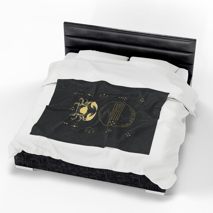 Cancer Acrostic Poem Velveteen Blanket