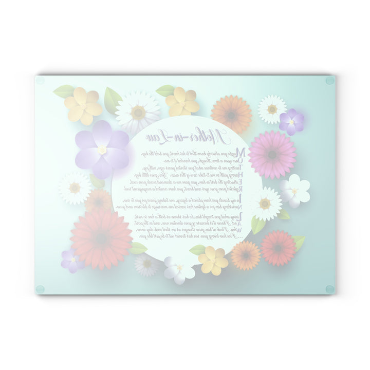 It's Just a Phrase Glass Cutting Board - Mother-in-Law