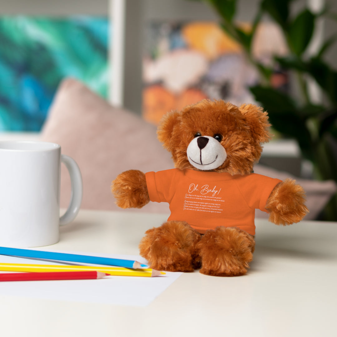 Oh, Baby Acrostic Poem Stuffed Animal Collection with T-Shirt
