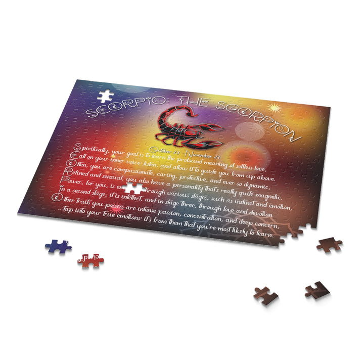 "Scorpio" Acrostic Horoscope Puzzle - Beams