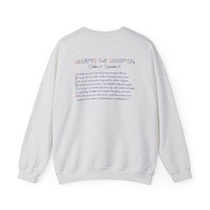 Scorpio Acrostic Poem Astrology Sweatshirt - Unisex