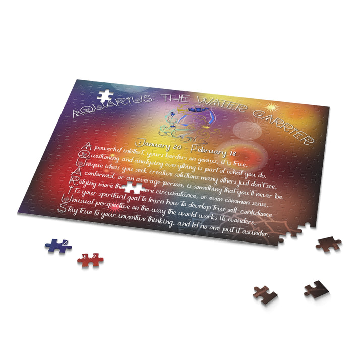 "Aquarius" Acrostic Horoscope Puzzle - Beams