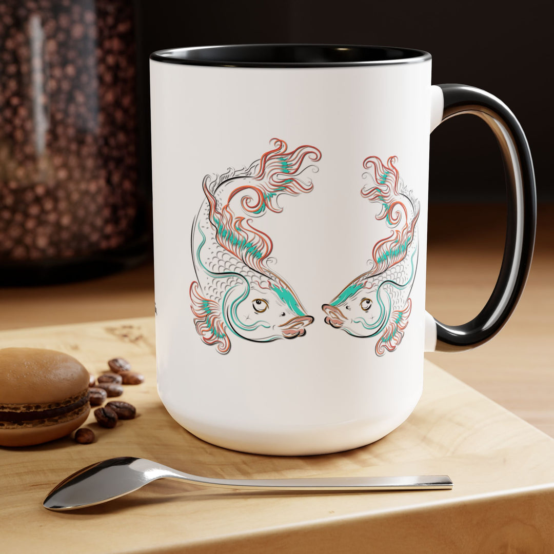 Pisces Two-Tone Coffee Mugs - 15oz