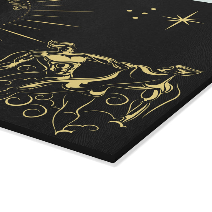 Gemini Acrostic Poem Glass Cutting Board