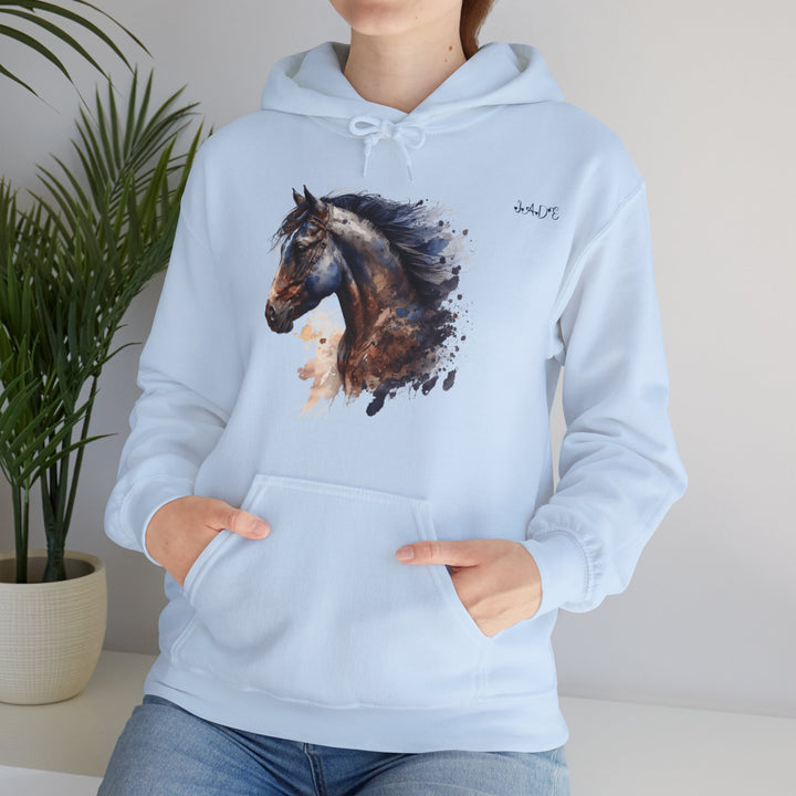 Namesakes, Personalized Acrostic Name Hoodie with Horse Graphic