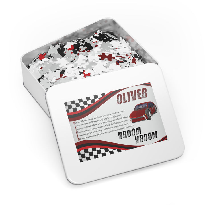 Namesakes Acrostic Poem Jigsaw Puzzle - Toy Cars