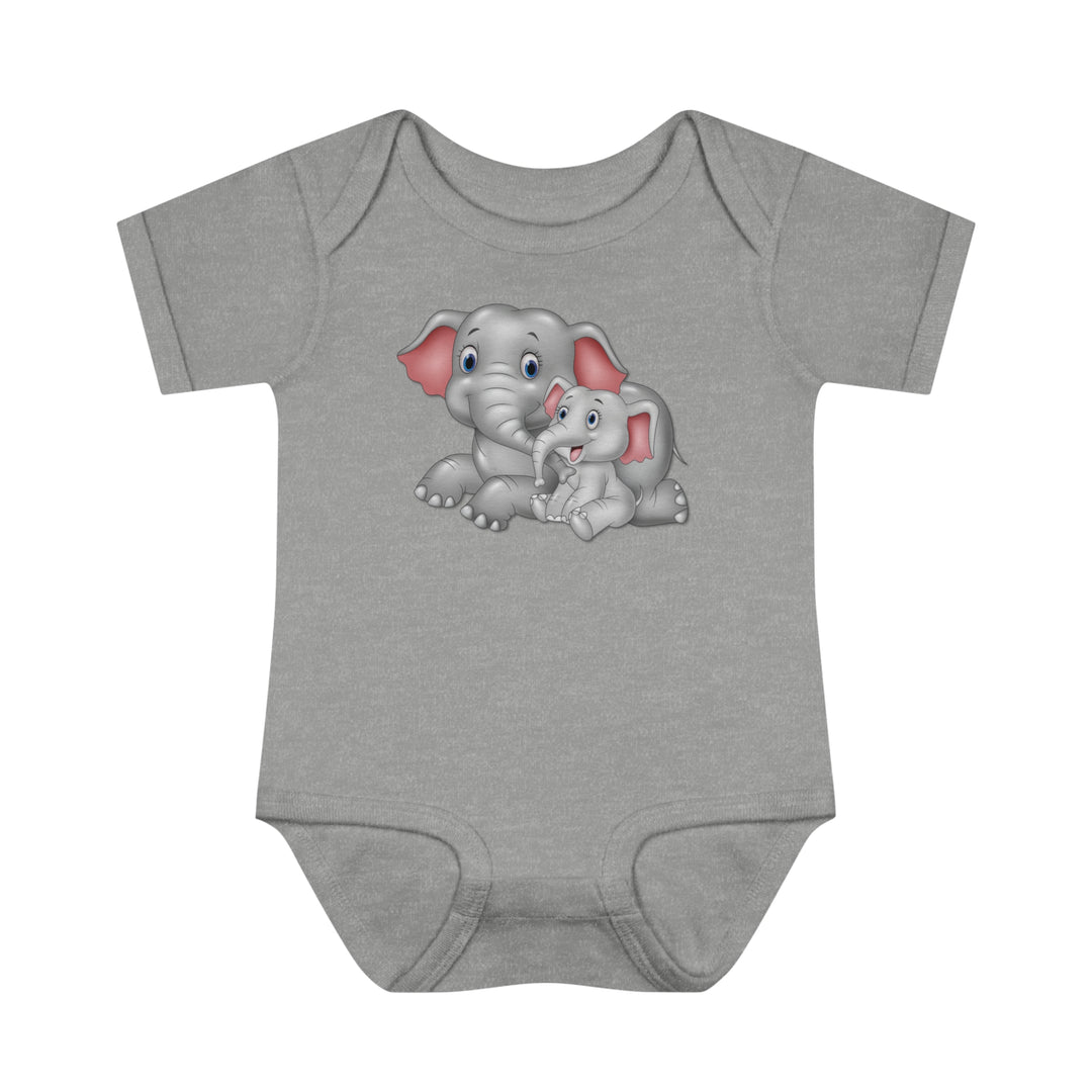 Baby Steps "It's a Girl" Acrostic Poem Bodysuit - Mommy & Baby Elephant