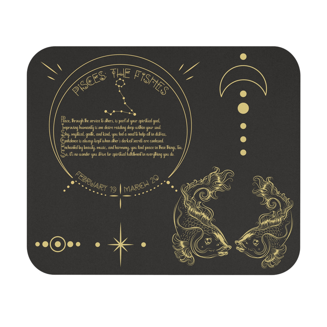 Written in the Stars Acrostic Poem Mouse Pad - "Pisces"