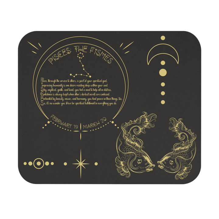 Written in the Stars Acrostic Poem Mouse Pad - "Pisces"