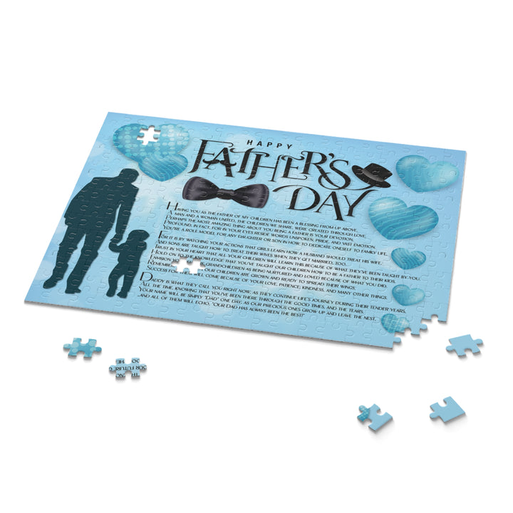 It's Just a Phrase "Happy Father's Day" Acrostic Puzzle for Husband