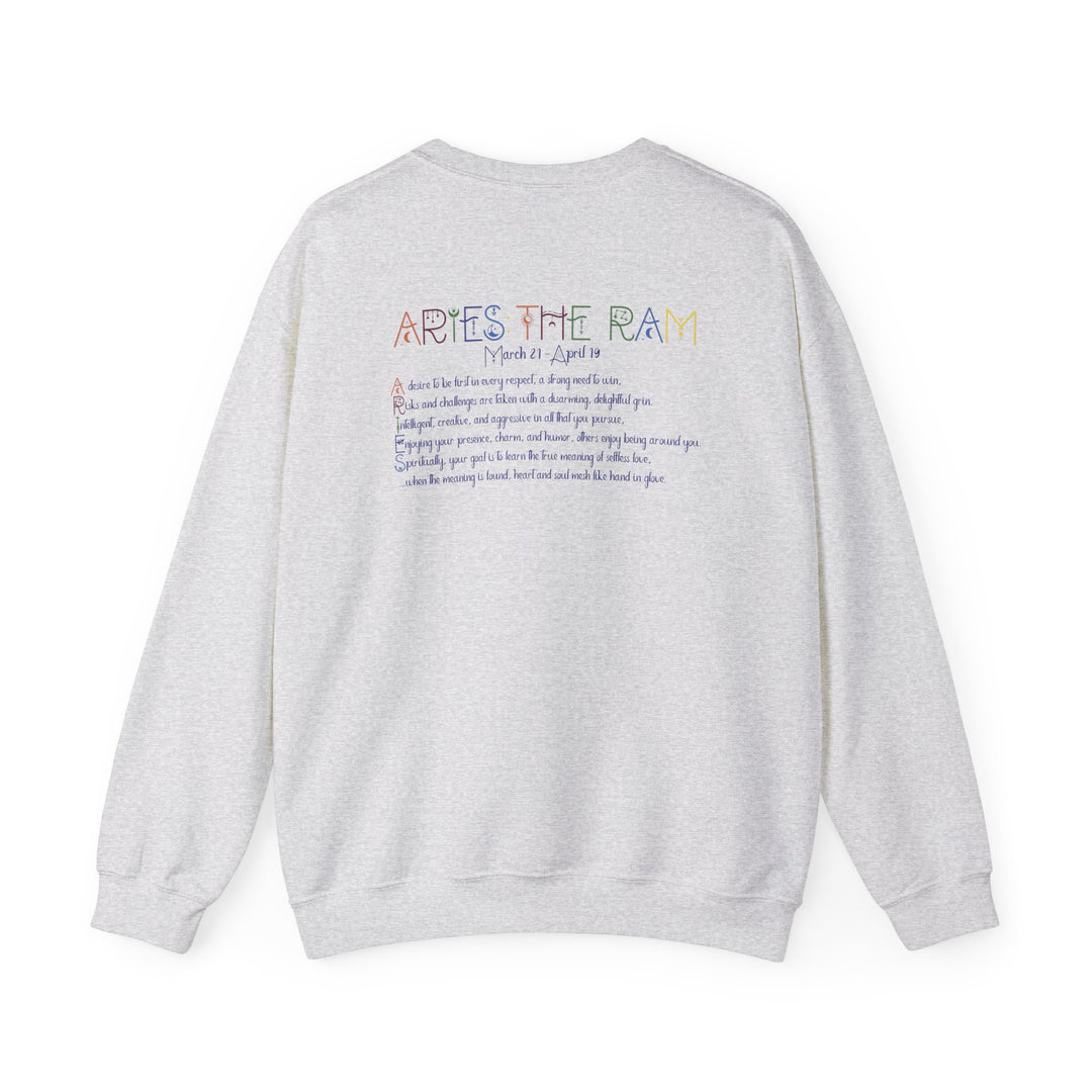 Aries Acrostic Poem Astrology Sweatshirt - Unisex