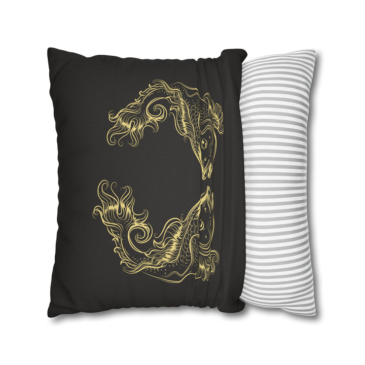 Pisces Acrostic Poem Square Pillow Cover