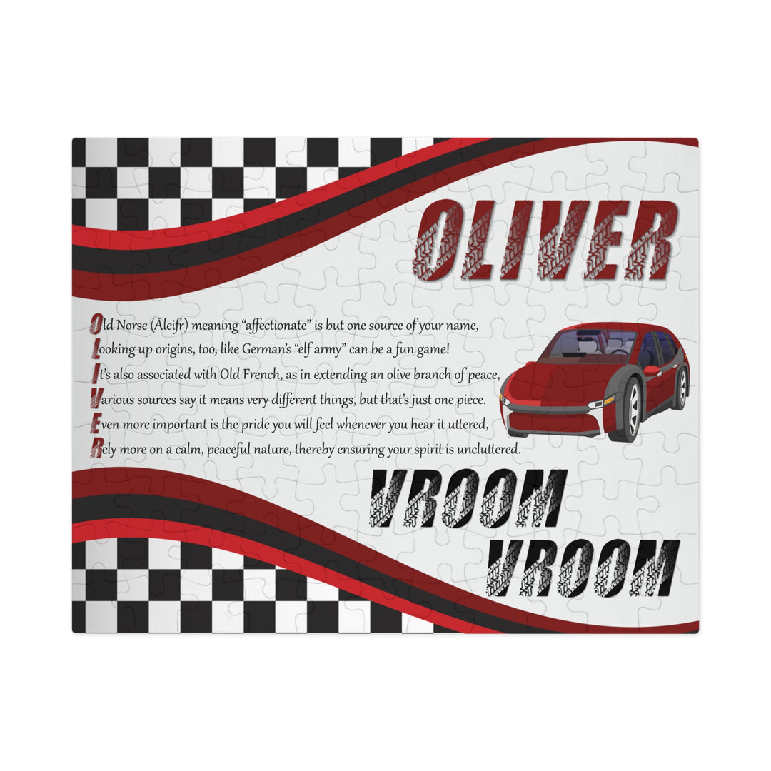 Namesakes Acrostic Poem Jigsaw Puzzle - Toy Cars