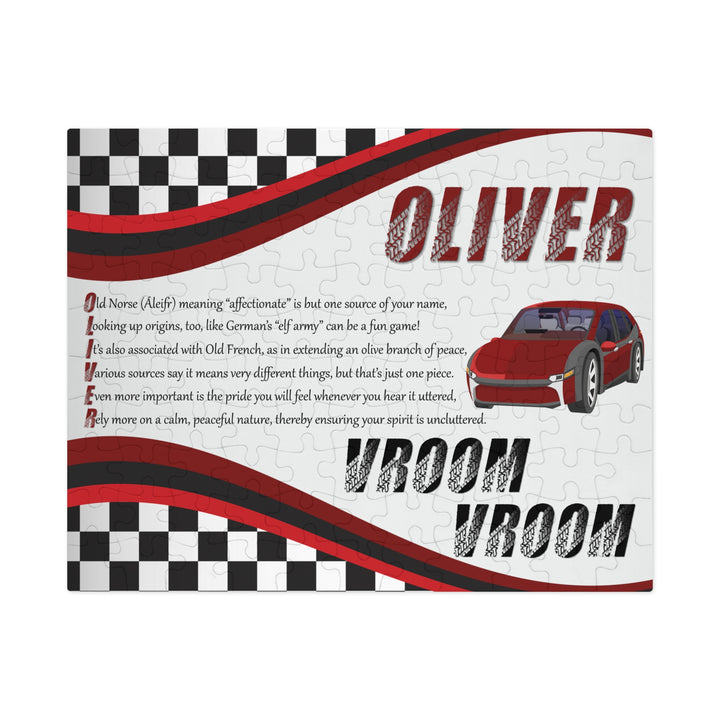 Namesakes Acrostic Poem Jigsaw Puzzle - Toy Cars