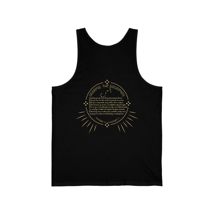 Written in the Stars Unisex Jersey Tank - Scorpio