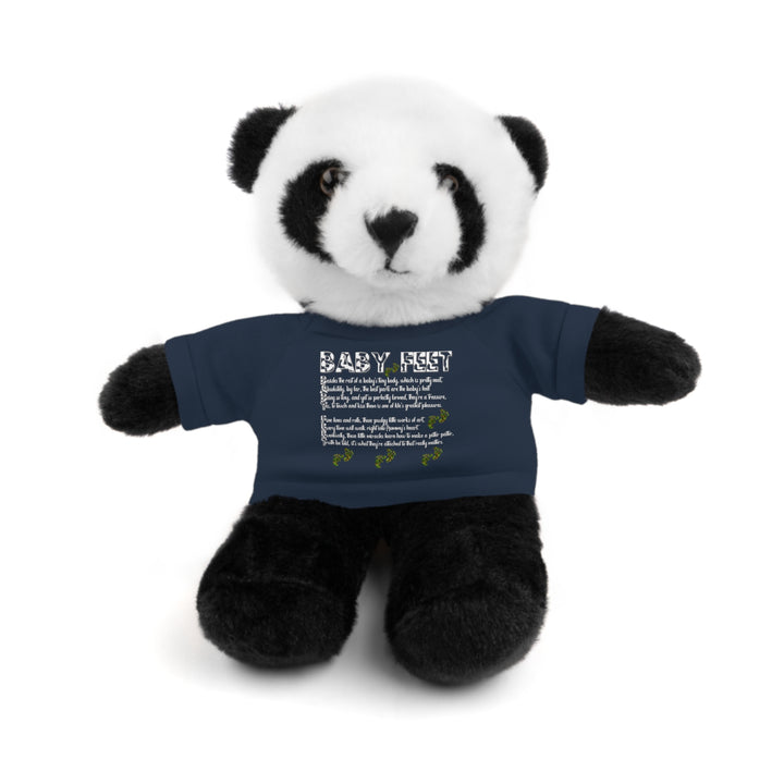 Baby Feet Acrostic Poem Stuffed Animal Collection with T-Shirt - Camo